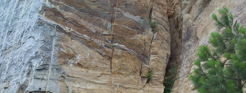 Kris Nielson Rock Climbing